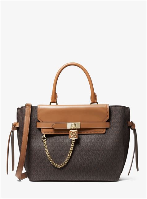 borsa hamilton legacy michael kors|Hamilton Legacy Large Logo Belted Satchel .